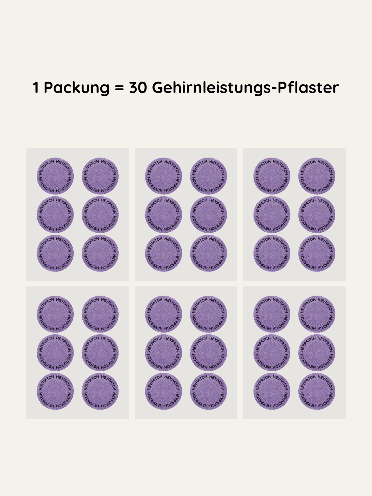 Gehirnleistungs-Pflaster